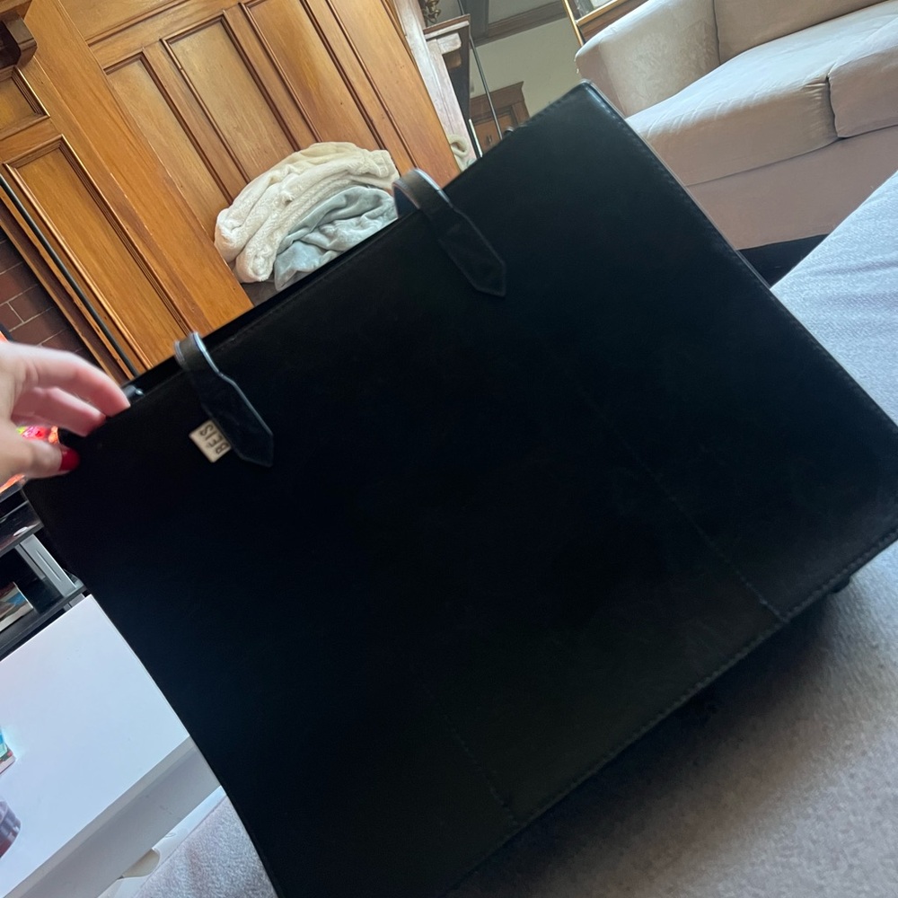 Beis Leather The Work tote
